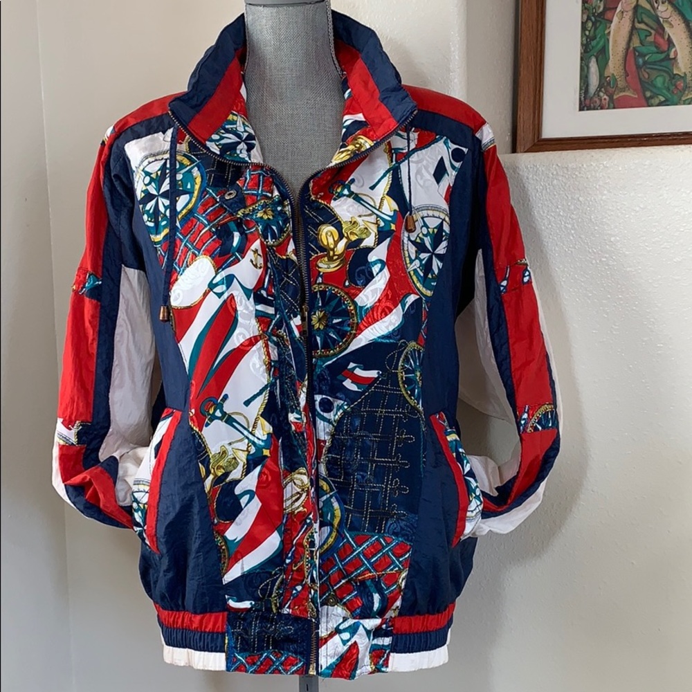 SOLD VINTAGE River Edge Windbreaker Women's Sz L